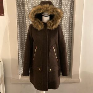 J. Crew Chateau Parka - Heather Walnut ASO Meghan Markle
